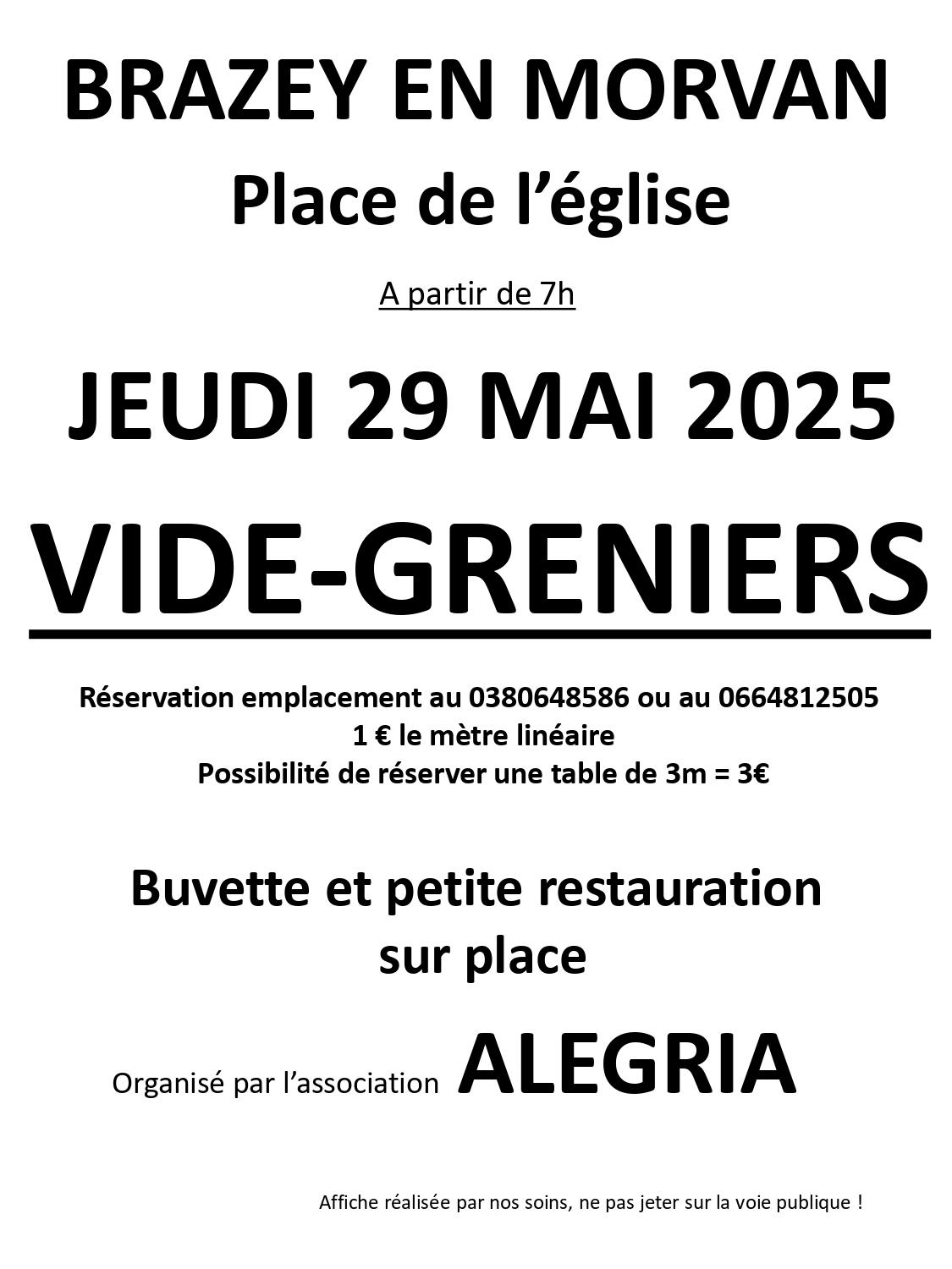 20250529 affiche vide greniers brazey en morvan