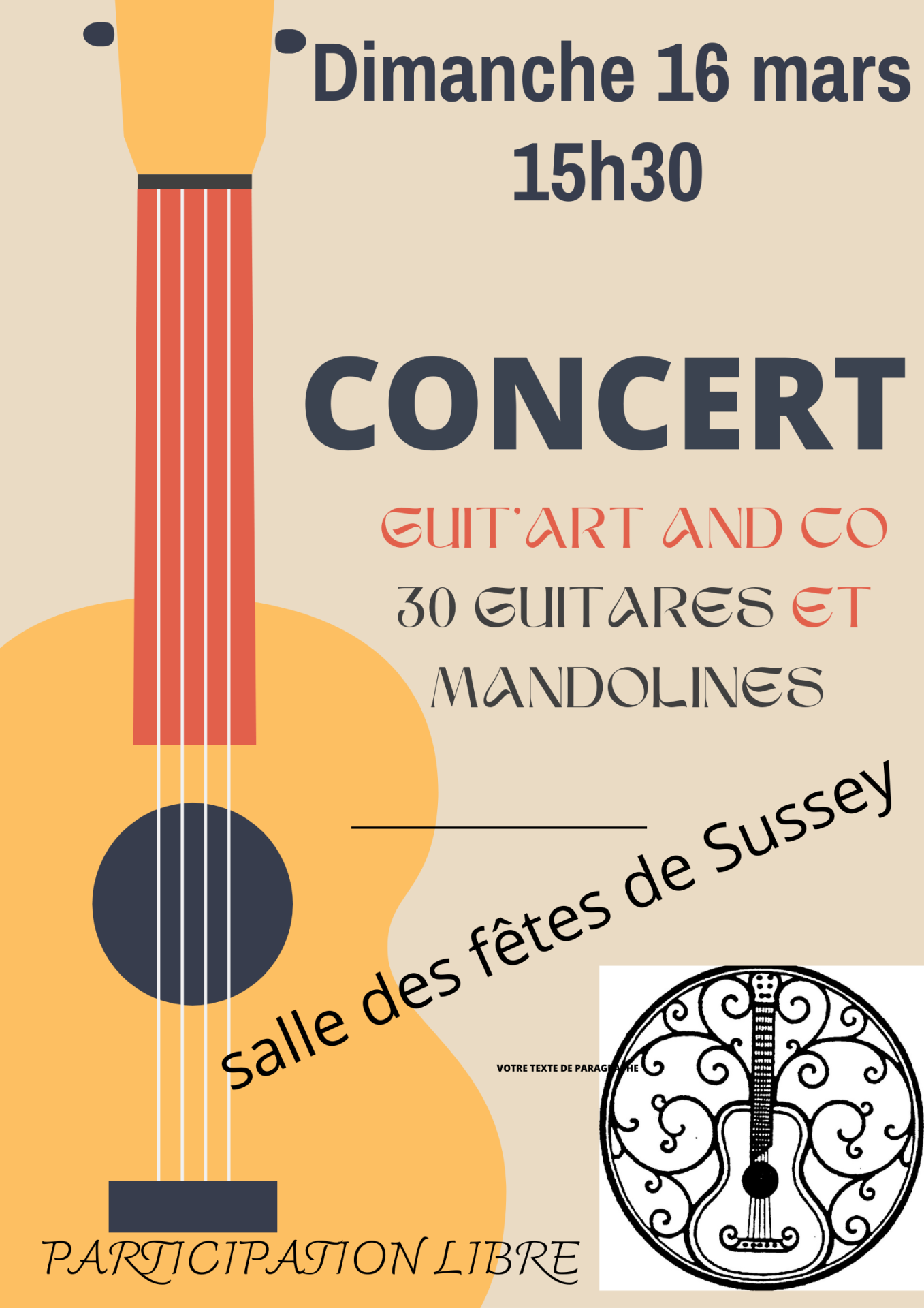 Musique festival conseil etudiant affiche